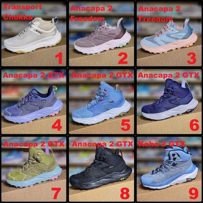 Hoka оригінал. Осінь \ Євро-зима. Розмір 40 Устілка 25.0см\ Kaha , Anacapa, Transport, Bondi SR, Clifton GTX
