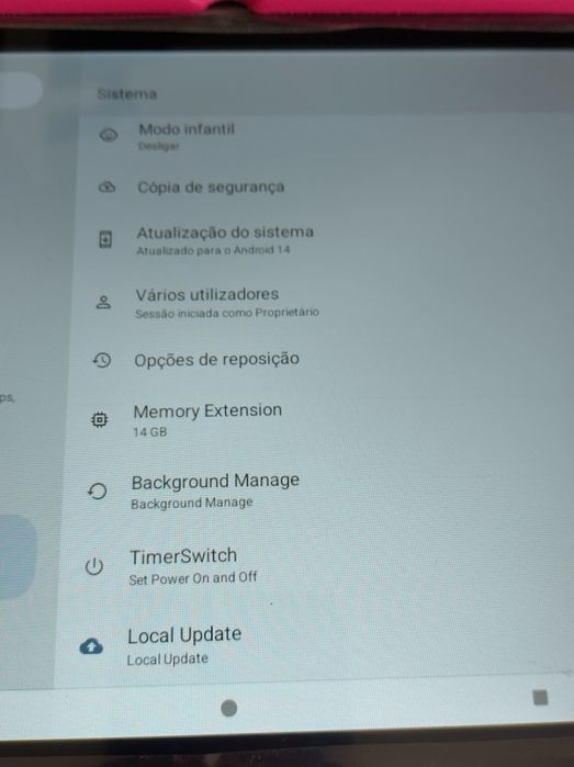 Tablet de 10.1 para criança