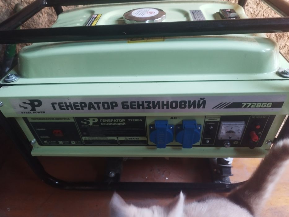 Генератор бензиновий 2.8 квт самовывоз доставка новой почтой