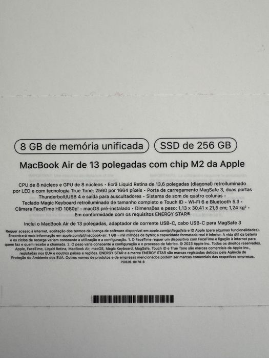 Macbook Air 13” M2