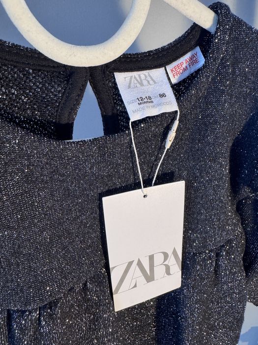 Zara sukienka błyszcząca