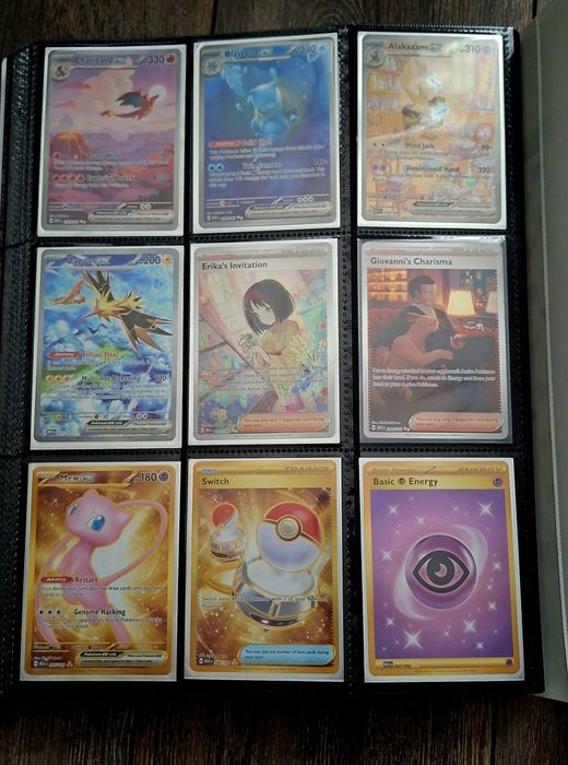 Pokemon Mew 151 master base set 151 komplet charizard scarlet violet