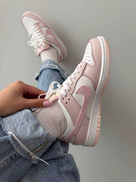 АКЦІЯ! Nike Dunk Low Pink Paisley 36 37 38 39 40 41