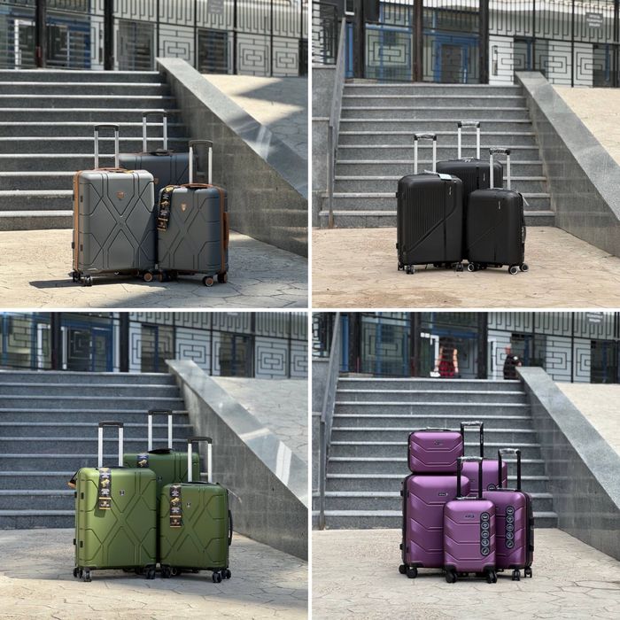 Расцветок хватает!Чемодан Турция на колесах,валіза,сумка на колесах