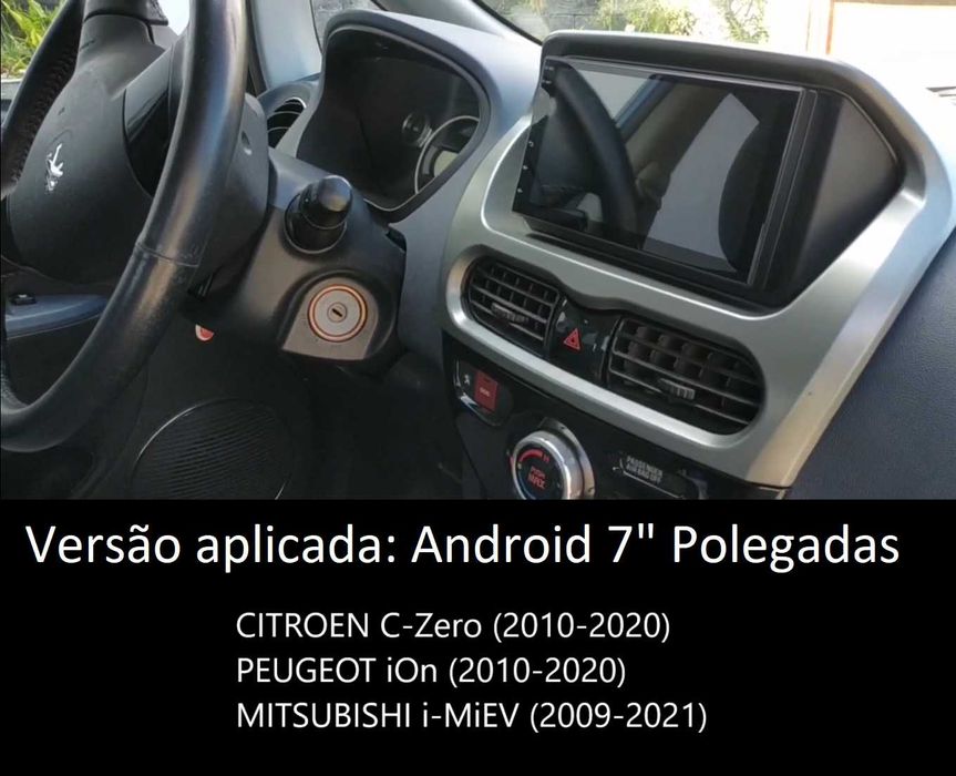 Rádio 2DIN Citroen C-Zero • Peugeot iOn • Mitsubishi MiEV • Android