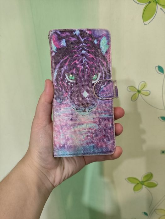 Чохол Книжка для Xiaomi Redmi Note 8 Pro з принтом тигра
