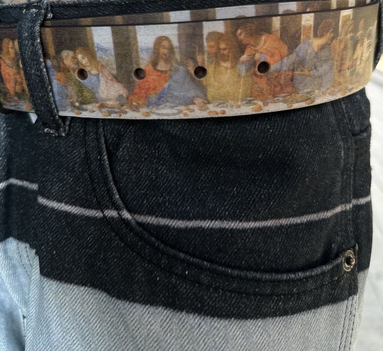 Supreme “Last Supper” Leather Belt