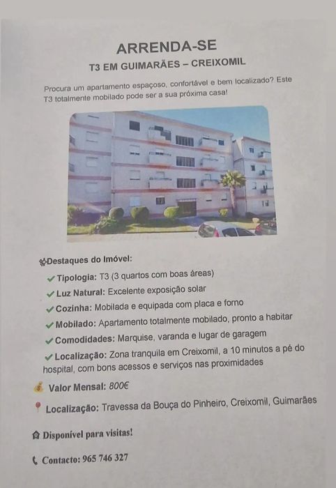 T3 - Oportunidade - Aluga-se