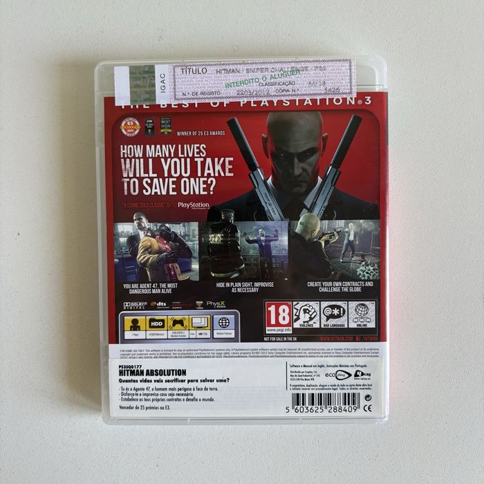 Hitman Absolution Essentials PS3429592691344025601