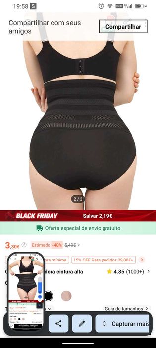 Vendo cintas modelagem de corpo