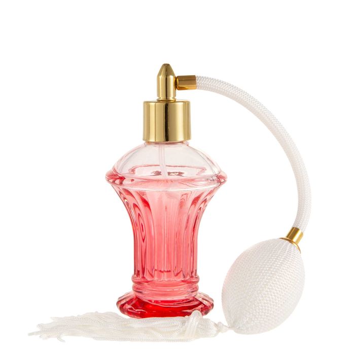 Butelka Flakon na perfumy z pompką - 50 ml! CZERWONA!