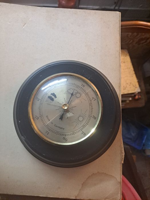 Barometr drewniany niemiecki