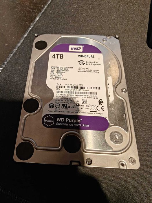 Dysk WD PURZ 4TB Używany