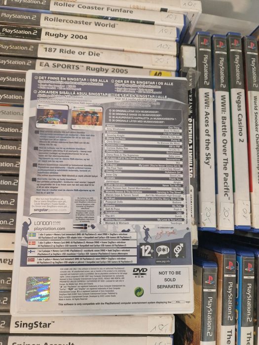 Singstar R&B ps2 PlayStation 2