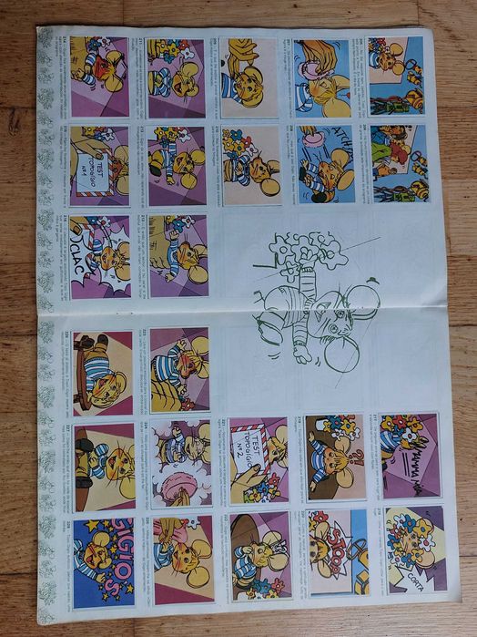 Caderneta de cromos Topo Gigio - Completa