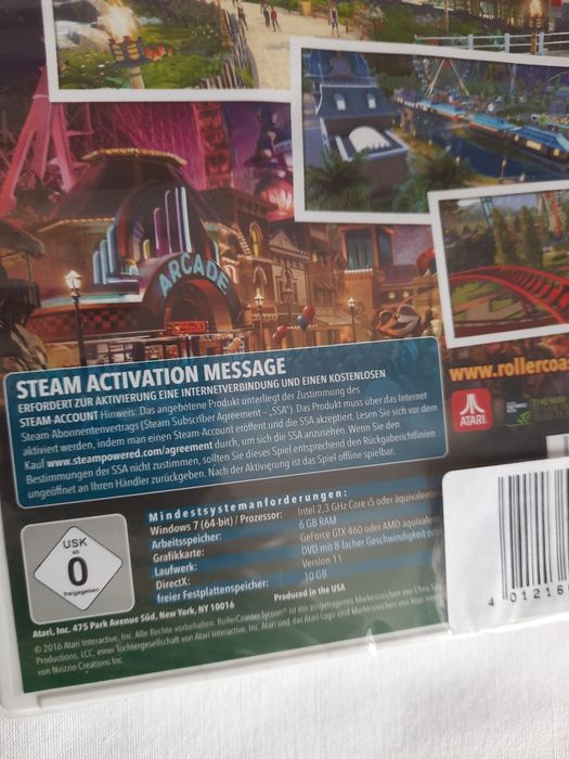 RollerCoaster Tycoon World – PC DVD Nowa, Folia