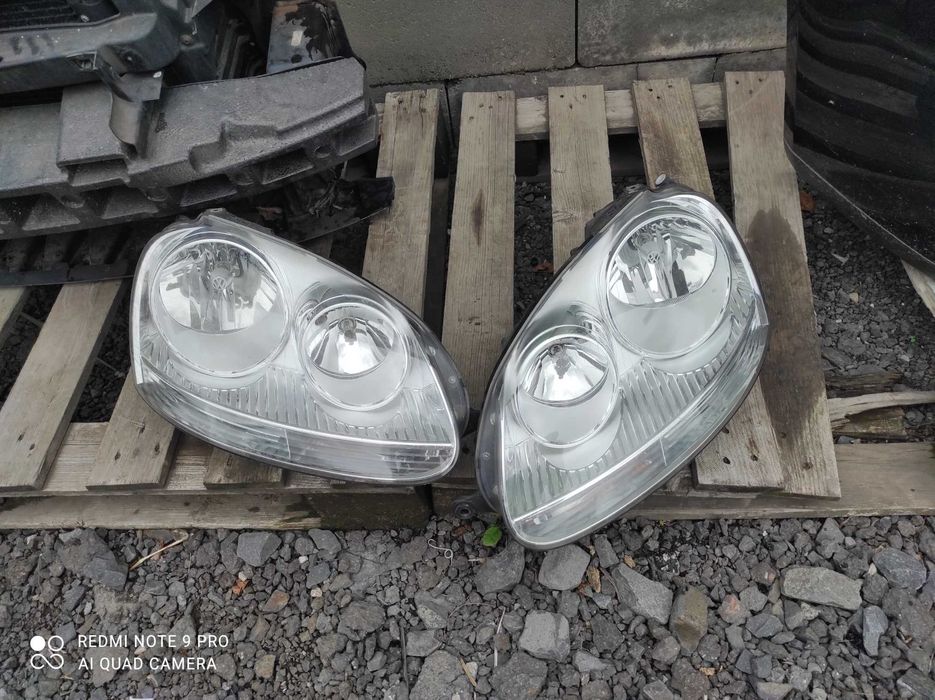 VW golf 5 V LC9Z maska zderzak lampy wzmocnienie klapa