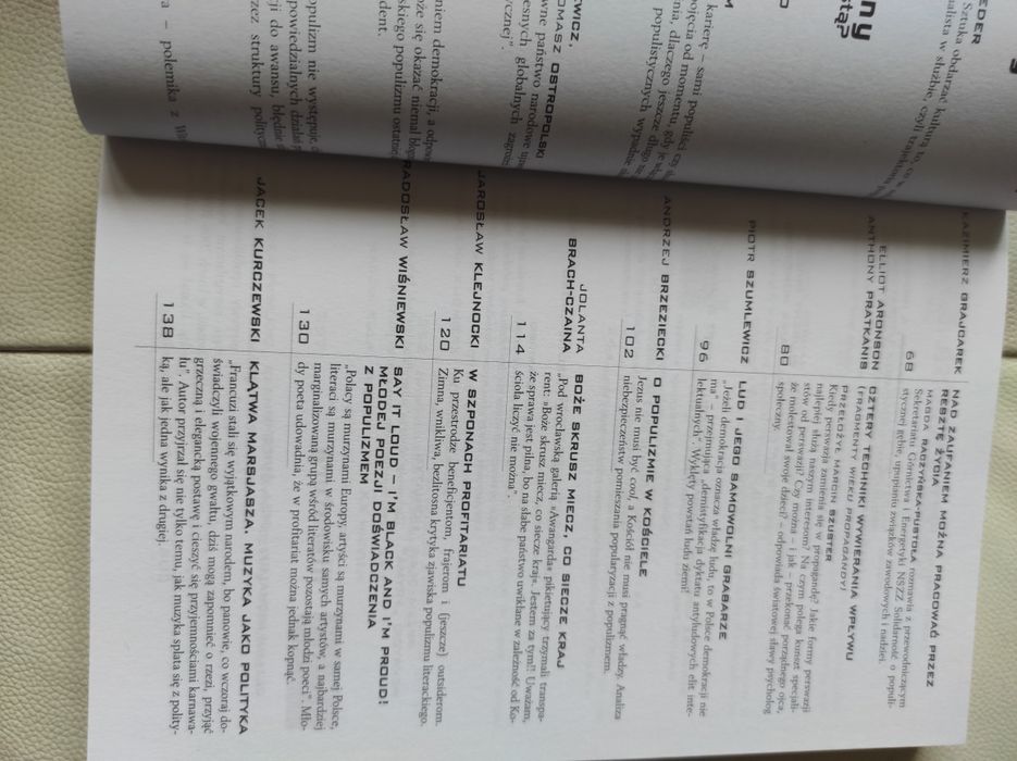 Krytyka polityczna  Baumana, Stomma, Szacki