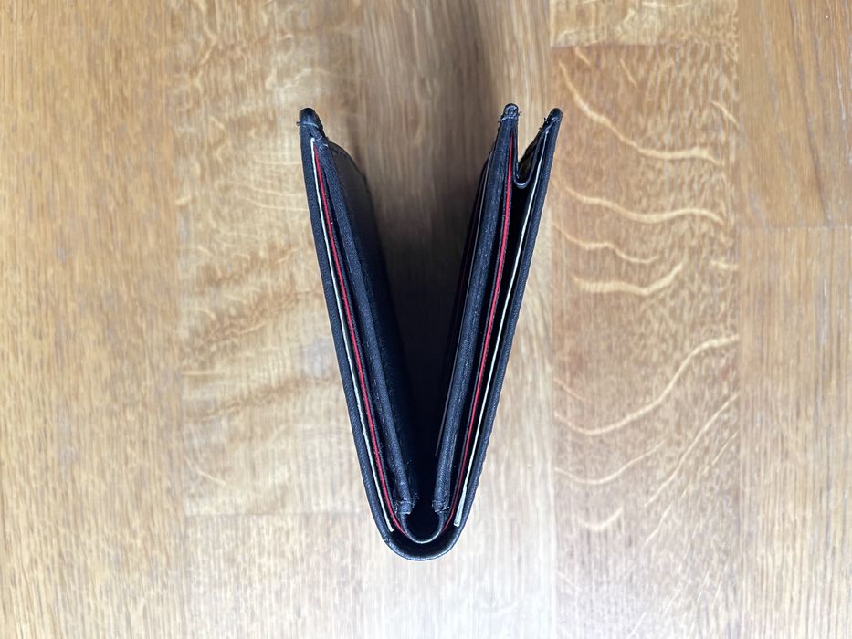 Nowy Portfel Valentini czarny hand crafted