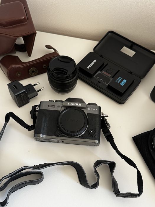Zestaw Fujifilm X-T30 + 15-45 mm | Przebieg tylko 7454 zdjęć | Bogaty pakiet dodatków