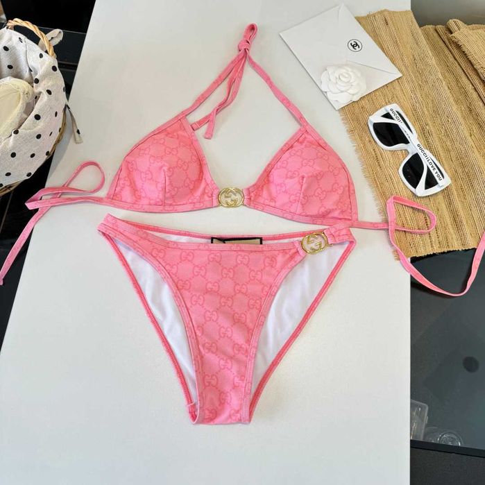Strój kąpielowy Gucci Różowe Bikini