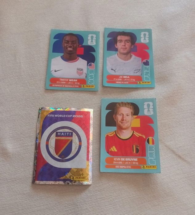Cromos para troca Fifa 2026