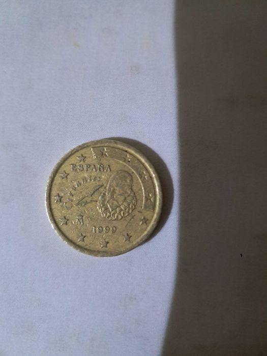 Venda de moeda de 1999, espanha.