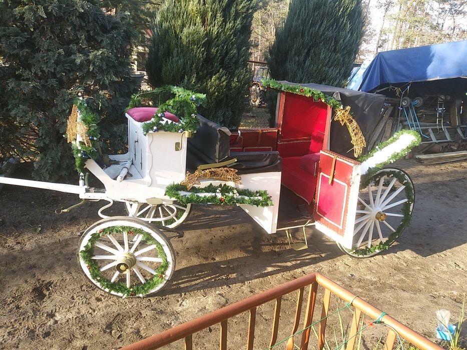 Karoca do ślubu  Powóz konny Bryczka.