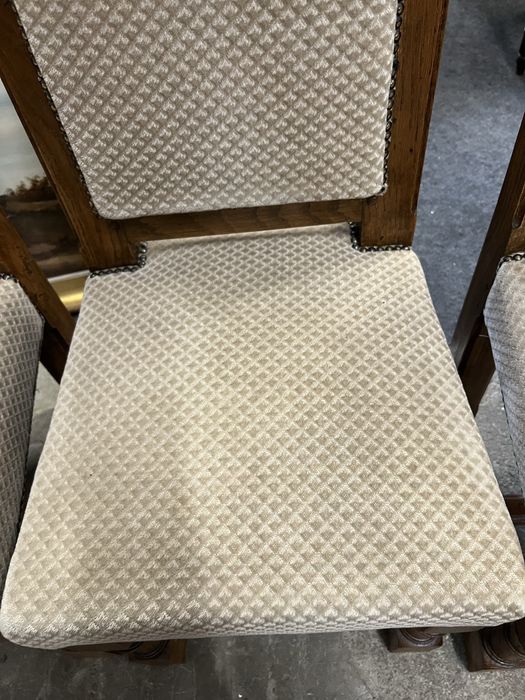 Krzesła drewniane tapicerowane/6 szt/ Solidne/Raty