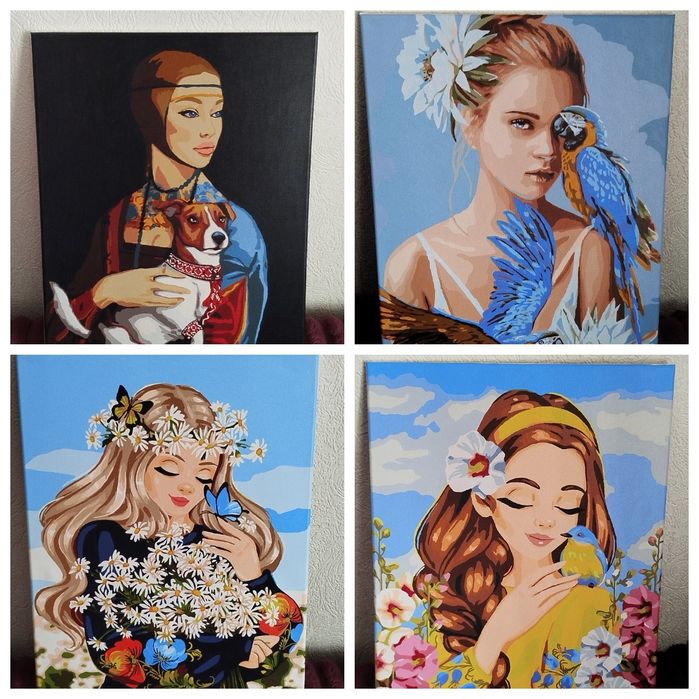 Картини по номерам готові