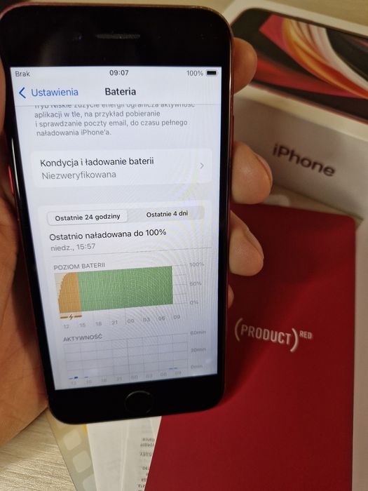 Iphone SE 2020 Czerwony Stan Bardzo Dobry