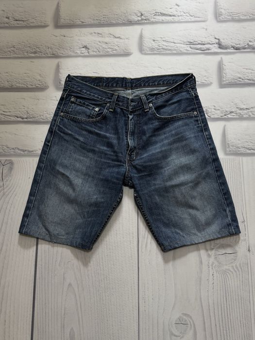 Джинсові шорти Levi's синього кольору, розмір 40