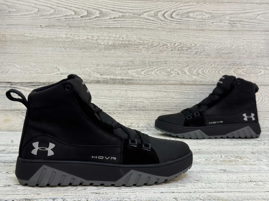 Зимові черевики високі кеди чоботи берці Under Armour Шкіра! р. 40-45