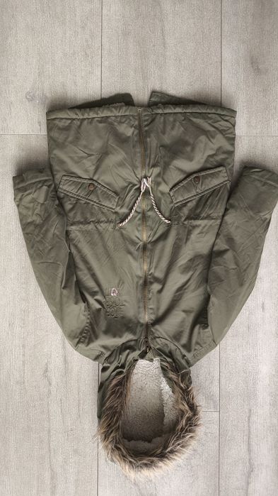 Kurtka zimowa parka dziewczęca 116/122 płaszczyk/ płaszcz zimowy