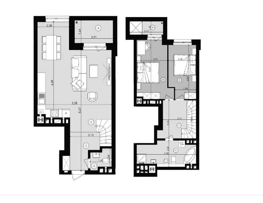 2-rooms apartment apartment by the address (area 93 m²) - Atlanta.ua - photo 19