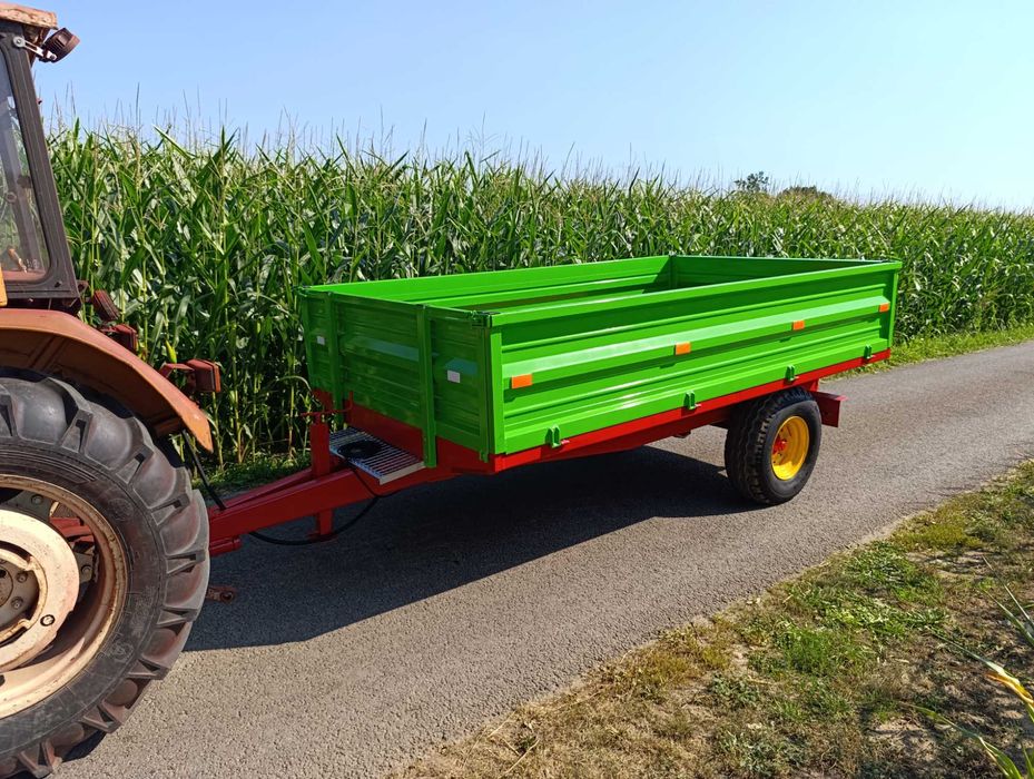 Przyczepa wywrotka, jednoosiowa Fabryczna Baastrup , 5 T