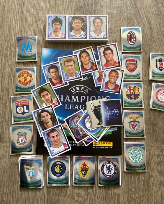 Panini League of Champions 2007/2008 полная коллекция