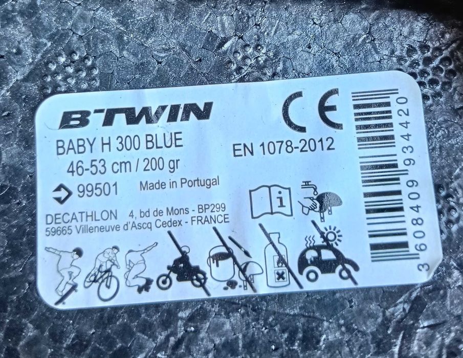 Capacete de criança para bicicleta, patins ou skate