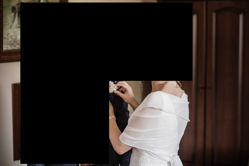 Piękna suknia ślubna w rozmiarze ~36