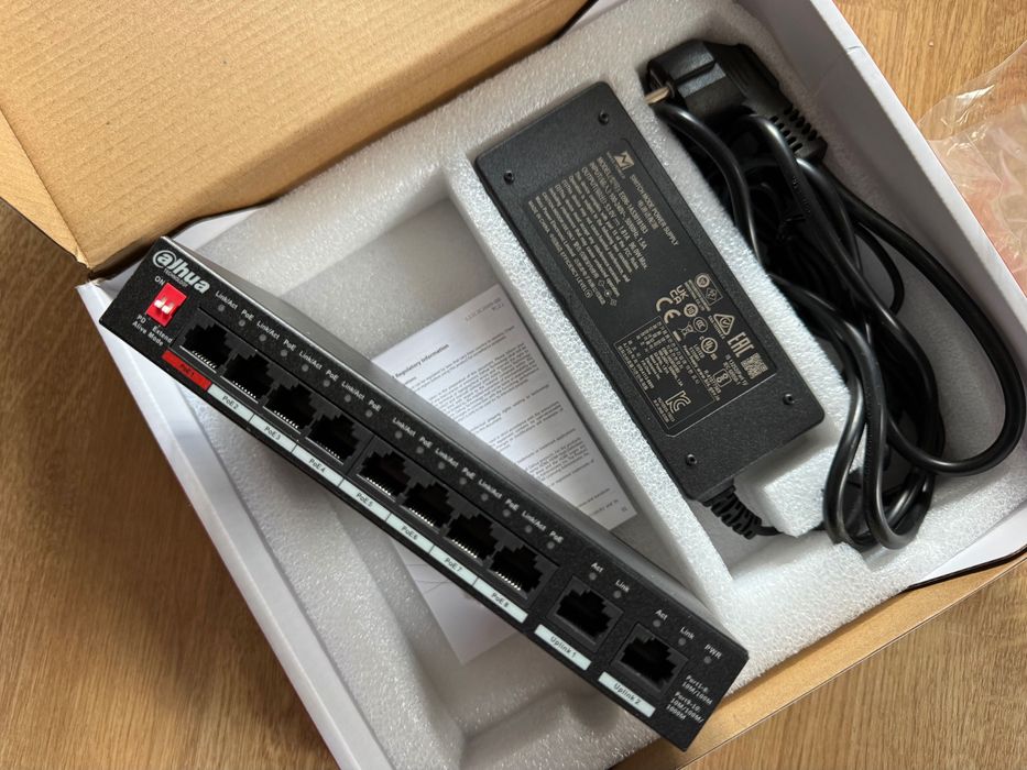 Switch Dahua 10 portowy 8xPOE DH -PFS3010-8ET-96 V2