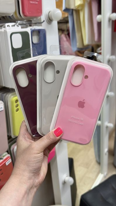 Силіконовий чохол iPhone 16, чохол силіконовий на айфон 16, чехол на айфон 16
