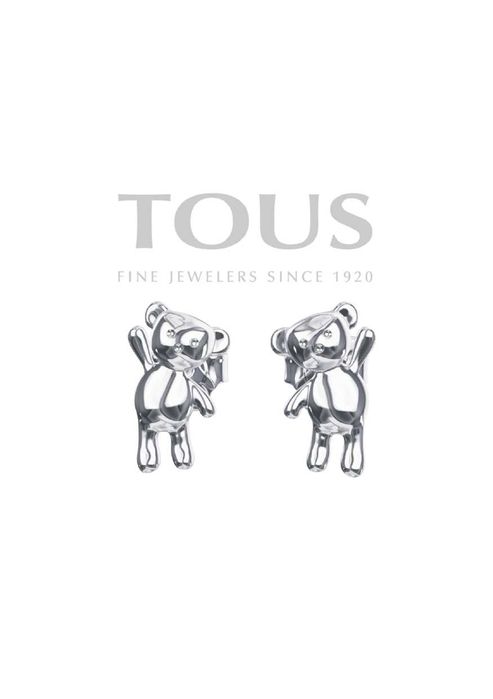 TOUS kolczyki Teddy Bear 1 cm