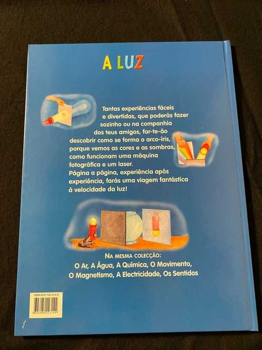 Livro "A luz- tudo sobre experiências"