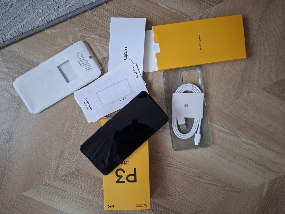 Smartfon Realme P3 Lite + 2 szkła hartowane gwarancja