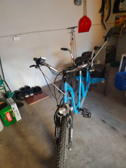 Rower trojkolowy tandem