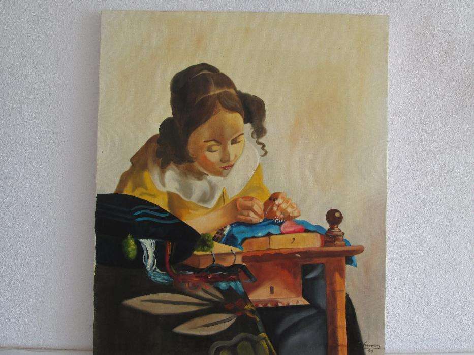 Pintura a óleo sobre tela 50*60 anos 90