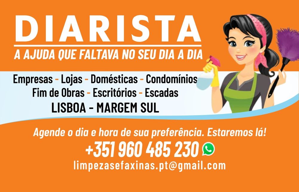 Diarista ,faxinas no geral