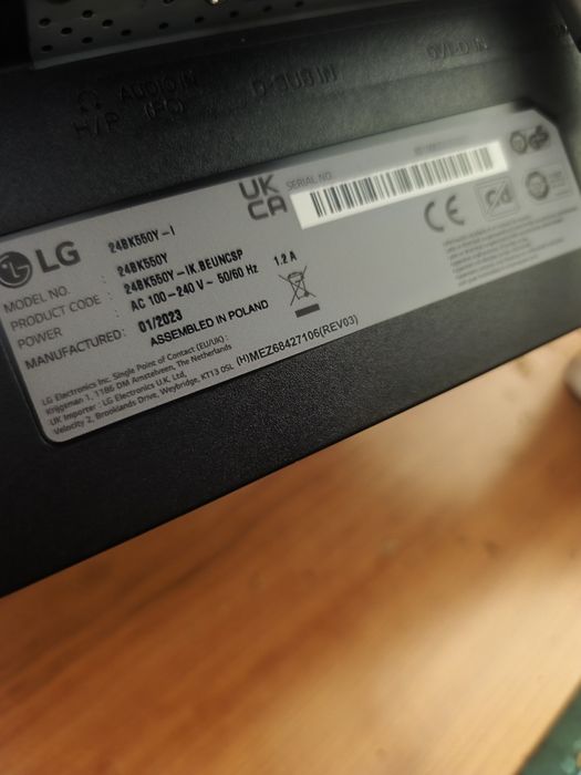 Monitor LG 24BK550Y-B – 24" IPS Full HD
