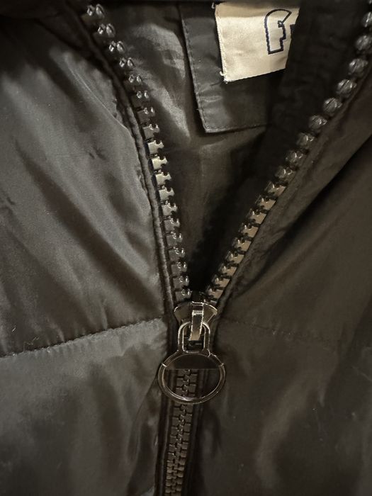 Kurtka zimowa parka czarna futro