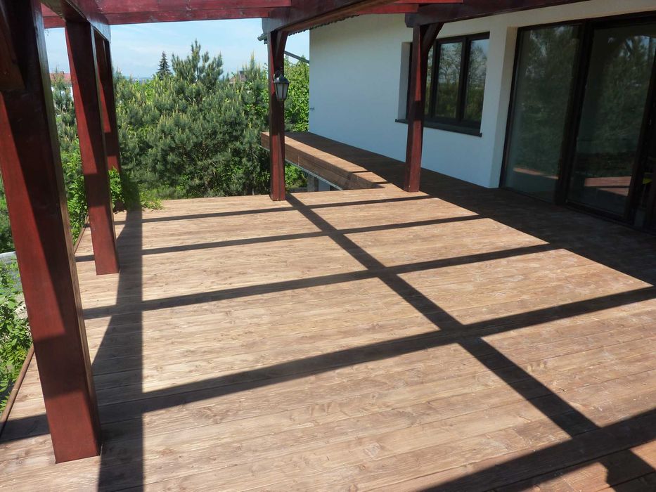 Montaż taras, elewacja, pergola, altana, carport, opalanie drewna